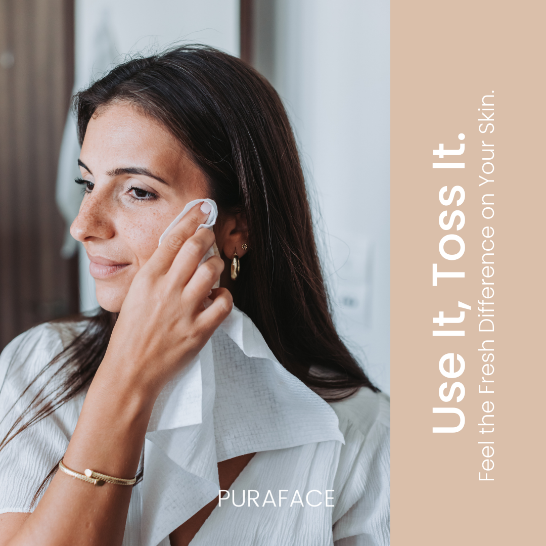 Puraface - 100% Cotton Disposable Face Towels