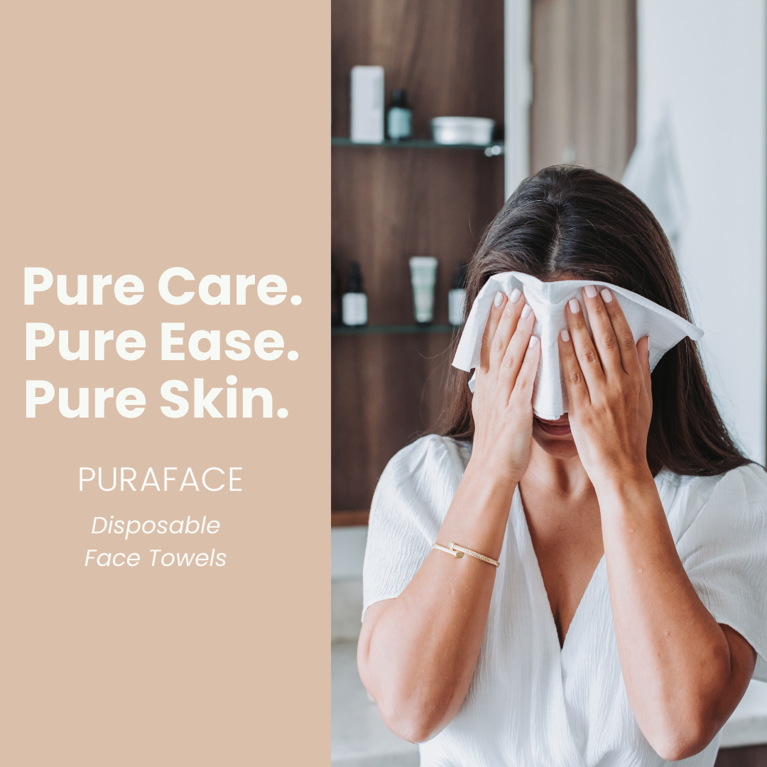 Puraface - 100% Cotton Disposable Face Towels