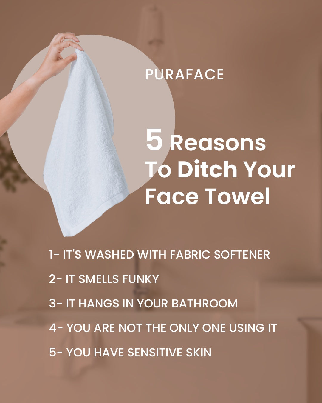 Puraface - 100% Cotton Disposable Face Towels